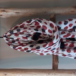 J Crew Mixed Berry Scarf